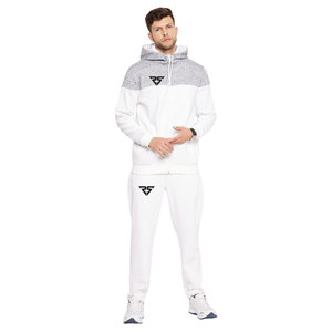 New Custom Embroidered tracksuits zipper hoodies custom Logo Printing OEM Unisex plain <b>white</b> Sweatsuits Color <b>Men</b> <b>trousers</b> - Product Image 1