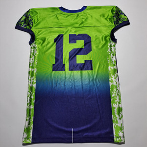 Camiseta de tela teñida elegante de uniforme de fútbol americano para adultos y jóvenes con logotipo personalizado - Product Image 6