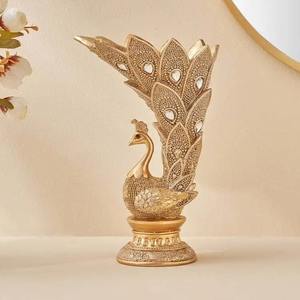 Hermoso jarrón de Metal ''Peacock'' de diseñador para regalos, florero de Metal elegante, costero único para decoración festiva del hogar, bonito artículo - Product Image 2