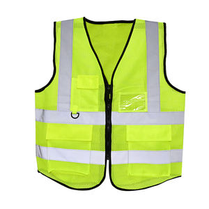 เสื้อกั๊กไฮวิสเสื้อกั๊กนิรภัยสีเขียวเสื้อกั๊กสำหรับนักสำรวจความปลอดภัยในการทำงานเสื้อกั๊กเซฟตี้ - Product Image 1