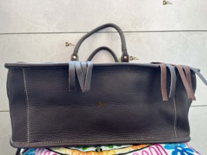 Nuevo diseño, bolso de mano con flecos de piel de vaca auténtica con cierre de cremallera, dos asas, impermeable, de gran capacidad, elegante, multiusos para mujer - Product Image 5