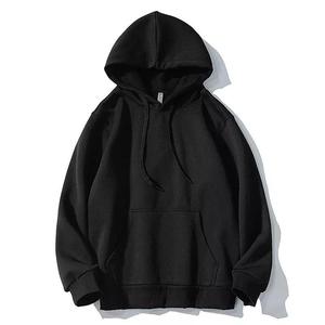 Sudadera con capucha de mezcla de algodón básico de ajuste Regular para hombre, jersey de lana suave de manga larga gris brezo medio, sudadera cálida de invierno - Product Image 5