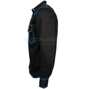 Camisa de soldadura duradera o de mezcla de algodón FR para la industria del gas y petróleo Uniforme DE SEGURIDAD personalizado Camisa FR de soldadura resistente al fuego OEM - Product Image 5