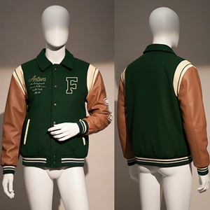 Veste universitaire en gros pour hommes grande taille, veste universitaire vierge, logo personnalisé, veste universitaire classique pour hommes - Product Image 1