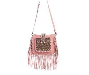 กระเป๋าสะพายข้างสไตล์โบฮีเมียนคาวบอยสาวตะวันตกหนังแท้พู่ช่างทำมือผู้ผลิตสำหรับฤดูใบไม้ร่วง - Product Image 3