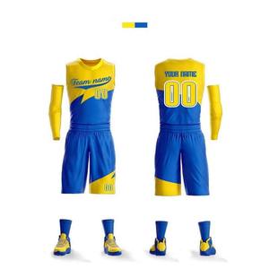 Uniformes de baloncesto de secado rápido de talla grande para hombre al mejor precio, uniformes de baloncesto de equipo de competición de Entrenamiento Personalizados - Product Image 3