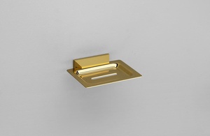 Jabonera de acero inoxidable y latón SOFTER, diseño moderno, montaje en pared, acabado cromado, patrón de dibujos animados, calidad Premium - Product Image 2