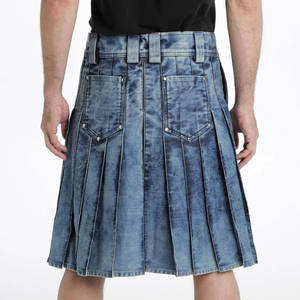 Kilts de Mezclilla de Alta Calidad para Hombre, Estilo Urbano, Estilo Escocés, Venta al por Mayor de Fábrica, Kilts 2026 - Product Image 4