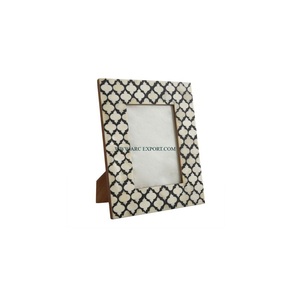 Matériau d'incrustation d'os fait à la main de conception admirable Forme personnalisée écologique Top vente Cadres photo mémorables au prix le moins cher - Product Image 1