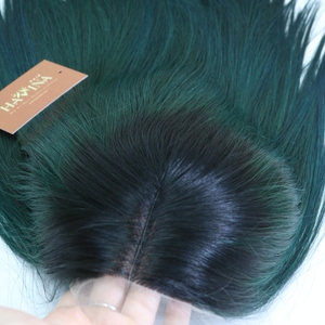 Premium Synthetic Wig for Women Heat Resistant Moss <b>Green</b> Color Straight Synthetic Hair Short Glueless None <b>Lace</b> Wigs Hot Sale - Product Image 5
