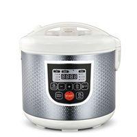 Cuisinière électrique tout-en-un avec double cuve antiadhésive, puissance 860W