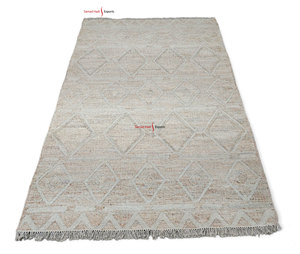 Vente en gros de tapis indiens en fibre de jute naturelle tissés à la main par des artisans tapis de jute faits à la main dernière collection pour l'exportation en vrac - Product Image 2