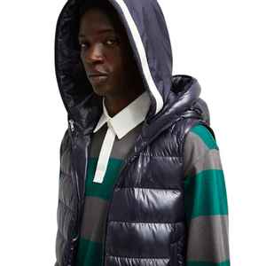 Doudoune personnalisable de haute qualité, écologique, imperméable, coupe-vent, anti-UV, respirante, décontractée, à capuche, rembourrée pour l'hiver - Product Image 3