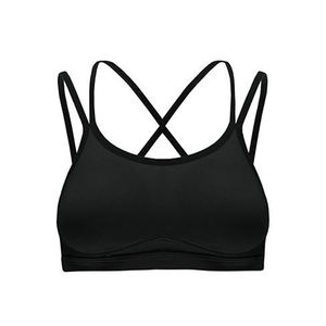 Sujetador acanalado de tiro alto y secado rápido para mujer, conjuntos de Fitness para gimnasio, Algodón ligero y LICRA, espalda cruzada suave, estilos de Yoga, talla XL - Product Image 6
