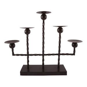 Modern Black Metal Candelabra Luxury 6-Arm Taper Candle Holder Pillar Stand For Wedding Centerpiece Christmas Home <b>Table</b> <b>Decor</b> - Product Image 1