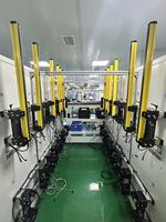 Sensor Tirai Cahaya Keamanan Bersertifikasi CE Berkualitas Tinggi Resolusi P2C/N2C Tinggi 25mm IP67 24VDC Jarak Deteksi 0.3-15m untuk