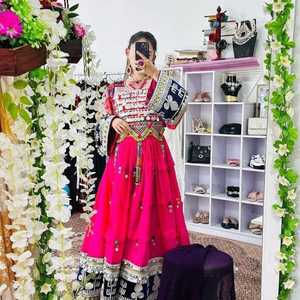 OEM Original Afghan Kuchi hasta el suelo encaje con lentejuelas bordado trabajo de alta calidad de las mujeres Vintage de talla grande 2025 diseños - Product Image 4