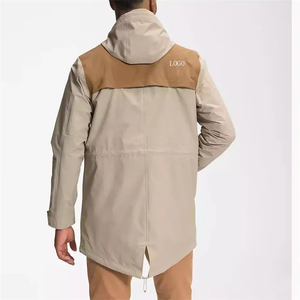 Vestes coupe-vent imperméables d'hiver Veste de pluie à capuche à capuche pour unisexe - Product Image 2