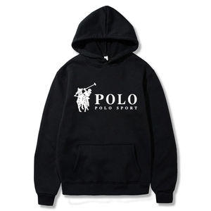 เสื้อฮู้ดดี้ฤดูหนาวแบบยูนิเซ็กซ์ ปี 2025 สีดำ ผ้าฟลีซเนื้อนุ่ม อุ่นสบาย คุณภาพสูง ผ้าฝ้าย 100% ระบายอากาศได้ดี เป็นมิตรกับสิ่งแวดล้อม ทรงปกติ ปักลาย - Product Image 2