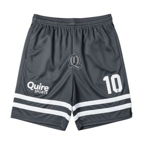 กางเกงฟุตบอลสีเทาแบบกำหนดเอง ลายแถบคู่ ระบายอากาศได้ดี ผลิตจากโพลีเอสเตอร์ แห้งเร็ว สำหรับผู้ชายและเยาวชน ฝึกซ้อมกีฬา - Product Image 2