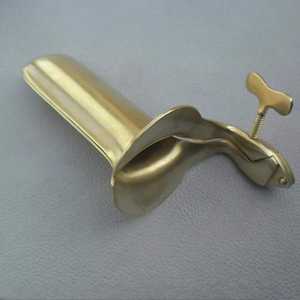 Espéculo Vaginal Collin de Acero Inoxidable de Alta Calidad, Mediano, Completamente Dorado, Manual, Clase II, Instrumento Quirúrgico de Ginecología, Aprobado por la CE - Product Image 5