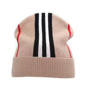 Warm Winter Wool/Cotton Jacquard Beanie Hats Soft Knit Outdoor Headwear Stretchy Lightweight Casual Customizable Accessories - Product Image 1