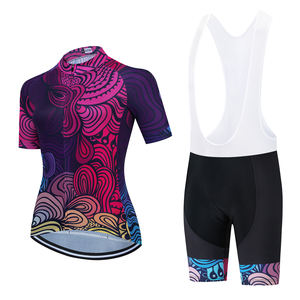 Jersey de bicicleta nueva llegada Jersey de ciclismo mejor calidad tela ciclismo uniforme mujeres conjunto logotipo personalizado equipo deporte ciclismo ropa - Product Image 5