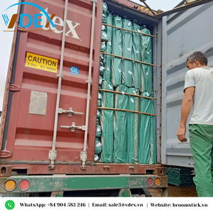 ด้ามไม้กวาดเคลือบสีพีวีซี ปลายพลาสติกสั้น - Product Image 6