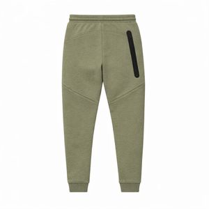 ชุดวอร์มเทคฟลีซวินด์รันเนอร์แบบมีฮู้ดซิปเต็มตัวสำหรับผู้ชาย และกางเกงจ็อกเกอร์ ชุดออกกำลังกายสีเขียวขี้ม้า - Product Image 6