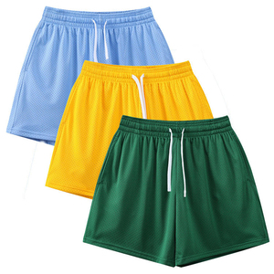 Short de sport fitness pour homme avec impression personnalisée logo gym basketball vêtements de sport filet décontracté short jogger short en maille - Product Image 3