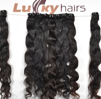 Lots de Cheveux Naturels Ondulés Vietnamiens à Double Trame avec Cuticules Alignées, Extensions Bodywave, Ondulations en Dentelle, Cheveux Humains Bruts Indiens en Gros