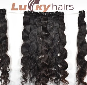 Wholesale Natural Wave Cuticle Aligned Double Weft Vietnamese Hair <b>Extensions</b> 1B HD Lace Waves Curls <b>Cheap</b> Raw Indian Human Hair - Product Image 3