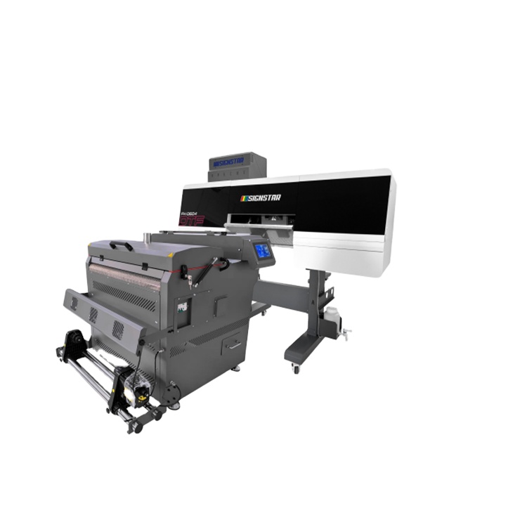 2 головки принтера epson I3200 DTF неоновые цветные 60 см Струйные принтеры с шейкером для персонализированного индивидуального изготовления