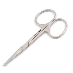 Ciseaux à sourcils en acier inoxydable de qualité supérieure utilisés dans tous les travaux de beauté vente en gros - Product Image 2