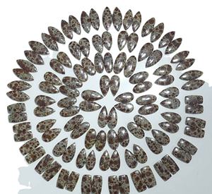 100% asteroide natural jaspe mezcla forma par cabujones en todos los tamaños hermoso asteroide jaspe par cabujón piedras preciosas sueltas - Product Image 1