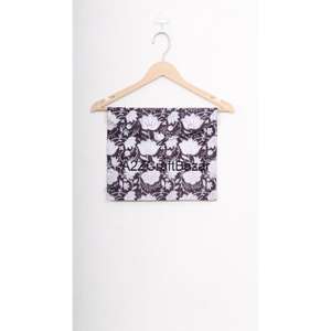 Elegante Conjunto de Pijama de Manga Corta con Cuello en V para Mujer, 100% Algodón Puro, Estampado Floral, Cierre con Cordón Ajustable - Product Image 6