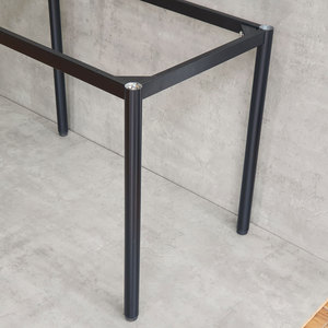 OMA I System 100x60cm Industrial Dining Table Steel Assembly Legs <b>Powder</b> Coated HCOM001 Featuring <b>Cast</b> Iron Aluminium Hospital - Product Image 6