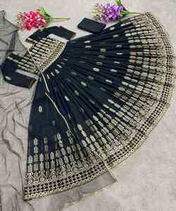 Hermosa Secuencia de bordado vestido de trabajo con duaptta ropa de boda precio al por mayor Ropa Étnica Surat - Product Image 2