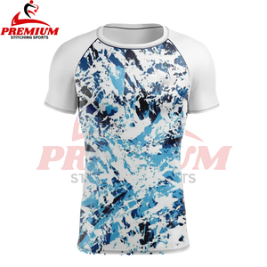 Personnalisez votre propre logo Rash Guard à manches complètes sublimé MMA Rash Guard BJJ Rash Guard Compression Shirt MMA Rashguard pour hommes - Product Image 6