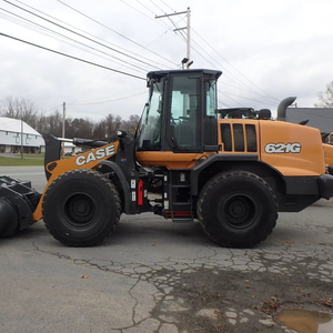 Chargeuse sur pneus de moteur Kubota 2019 d'occasion pour cylindre hydraulique Case 621G Eaton Bonne condition de travail Chargeur frontal Garantie 1 an - Product Image 1