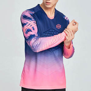 Diseña tu propia camiseta de fútbol Goal Keeper de sublimación con equipo personalizado de poliéster 100% de alta calidad pedidos a granel hechos en Pakistán - Product Image 5