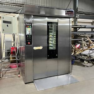 พาเลทไม้ PE พาเลทไม้เวียดนามเตาอบแบบหมุนได้32ถาดถาดสำหรับใช้แก๊สดีเซลหลายชั้นพร้อมส่งสำหรับ2025ขนมปังบาแกตต์ - Product Image 5