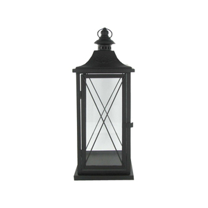 Stylish Vintage <b>Black</b> Metal Hanging Set Of 2 <b>Lanterns</b> Perfect for Weddings Parties Events and Elegant Home Decoration - Product Image 4