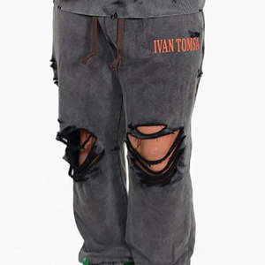 Chándales con capucha desgastados para hombre Fashion Street Venta caliente Sublimación Patrón sólido Ropa de invierno - Product Image 6