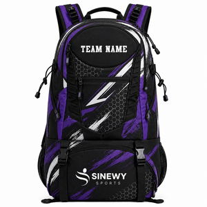 กระเป๋าเป้สะพายหลังสำหรับทีมมวยปล้ำแห่งชาติฟลอริด้า SINEWY SPORTS สีน้ำเงิน-ดำ ทำจากไนลอน สำหรับกิจกรรมกลางแจ้ง ขนาด 36-56 ลิตร สายสะพายไหล่แบบยูนิเซ็กซ์ - Product Image 6