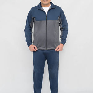 ชุดวอร์ม2ชิ้นมีซิปสำหรับผู้ชายกางเกงวิ่งปกตั้งโลโก้ได้ตามต้องการ - Product Image 4