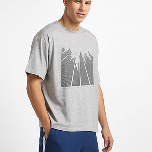 Vente en gros personnalisé Logo de votre marque 100% coton T-Shirt blanc hommes T-Shirt uni décontracté hommes T-shirts à la mode garçons vêtements décontractés - Product Image 5