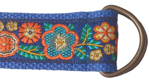 Cinturón de nailon tejido con hebilla de doble anillo en D personalizado de secado rápido y ligero para deportes al aire libre - Product Image 4