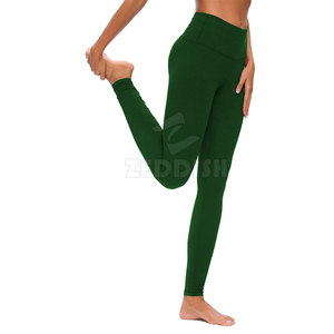 Meilleure qualité 100% coton Yoga Leggings respirant femmes Fitness Legging été Fitness Gear-Fabriqué au Pakistan - Product Image 4