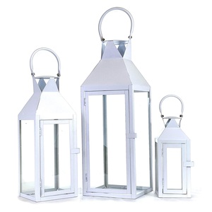 Ensemble de trois bougeoirs faits à la main de qualité supérieure Premium élégant nouveau Design lanterne mariage et événement lanterne décorative - Product Image 1